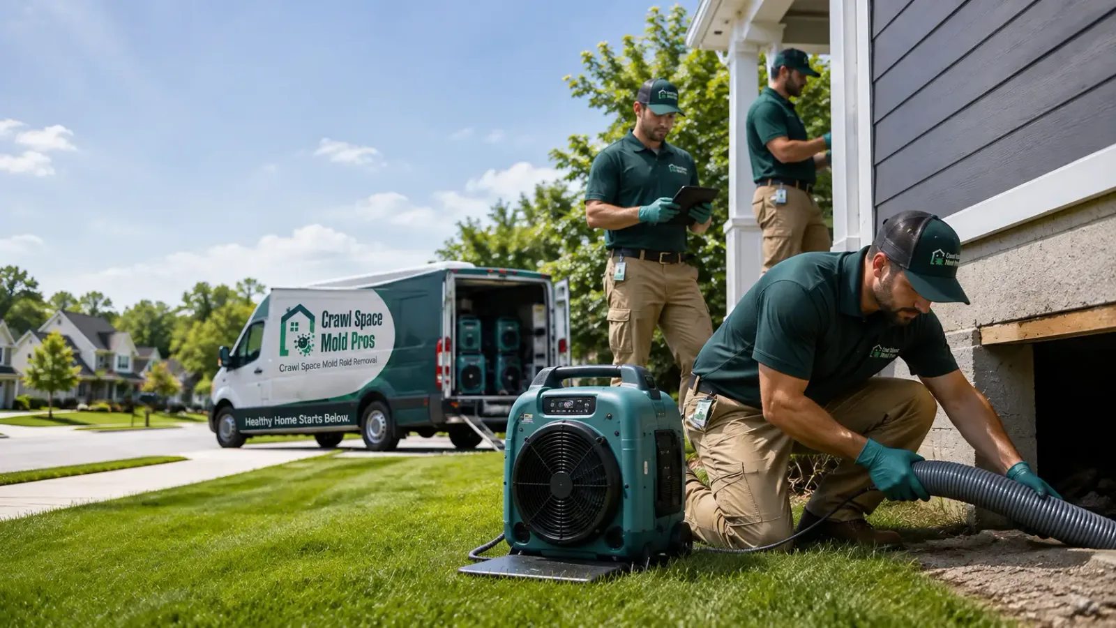 Crawl Space Mold Removal in Warrington, PA